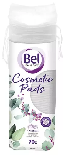 Bel Discos redondos para rosto e corpo, 70 unidades.