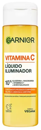 Garnier L&iacute;quido Iluminador com Vitamina C para uma Pele Luminosa e Uniforme 120 ml