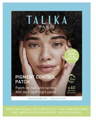 Talika Adesivos para controle de pigmenta&ccedil;&atilde;o em manchas p&oacute;s-acne, 40 unidades.