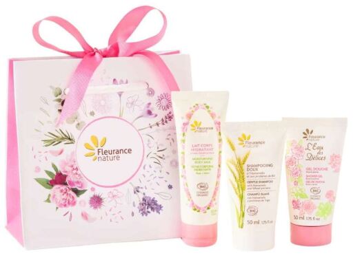 Fleurance Nature Bolsa Trio Voyage Rosa de 3 Pe&ccedil;as