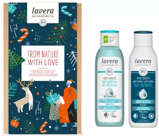 Lavera Kit de Cuidados Corporais From Nature With Love, 2 pe&ccedil;as