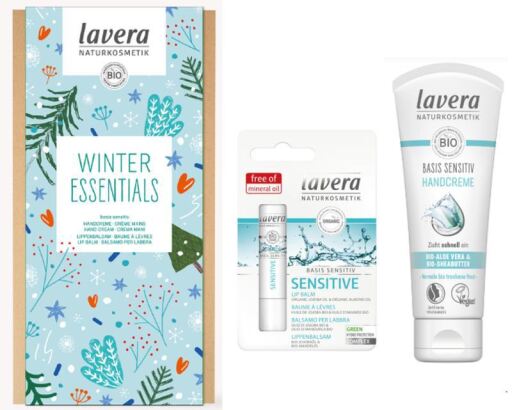 Lavera Kit Essencial de Inverno para Cuidados B&aacute;sicos com Pele Sens&iacute;vel (2 pe&ccedil;as)
