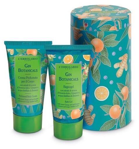 L'Erbolario Gin Botanicals Beauti Box Scorze d'Arancia 2 Pe&ccedil;as