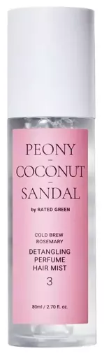 Rated Green Spray de cabelo Peony Coconut Sandal 03 Desengordurante 80 ml