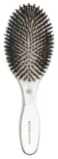 Escova Expert Care Oval com Cerdas de Javali e Nylon Prateadas