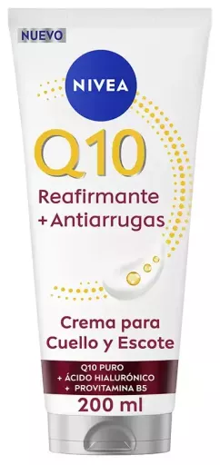 Nivea Creme firmador antirrugas Q10+ para pesco&ccedil;o e colo 200 ml