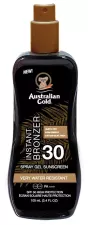 Protetor solar em spray gel FPS 30 com bronzeador instant&acirc;neo