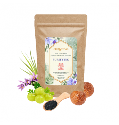 Shampoo em p&oacute; purificante org&acirc;nico 250g