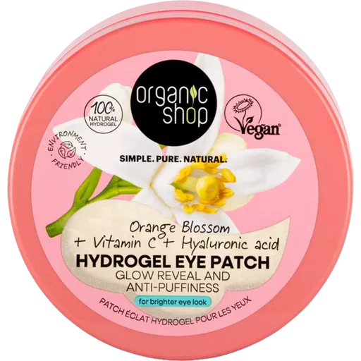Organic Shop Adesivos de hidrogel iluminadores para os olhos - Anti-incha&ccedil;o, 60 unidades