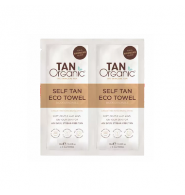 Tanorganic Len&ccedil;os autobronzeadores 2 x 10 ml