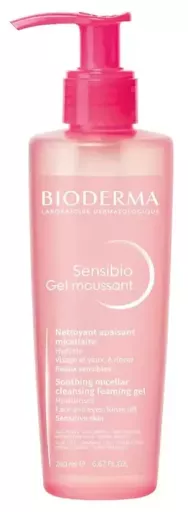 Bioderma Gel de limpeza micelar espumante Sensibio 200 ml