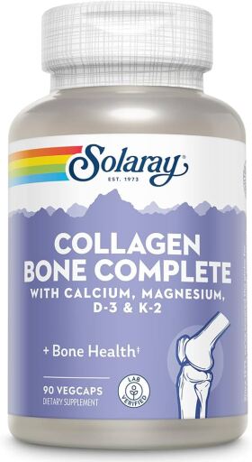 Solaray Collagen Bone Complete 90 C&aacute;psulas Vegetais