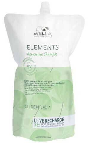 WELLA Professionals Refil de Shampoo Renovador Elements 1000 ml