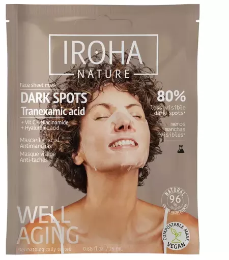 Iroha M&aacute;scara facial para manchas escuras (1 unidade)