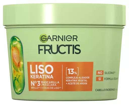 Garnier M&aacute;scara Suavizante Fructis Smooth Keratin n 3 370 ml