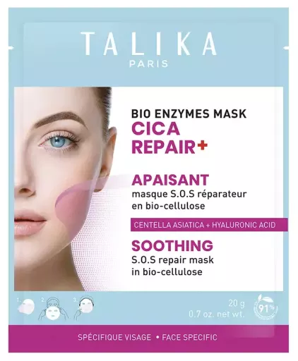 Talika M&aacute;scara Bio Enzymes Cica Repair+ M&aacute;scara Reparadora Suavizante 20 g