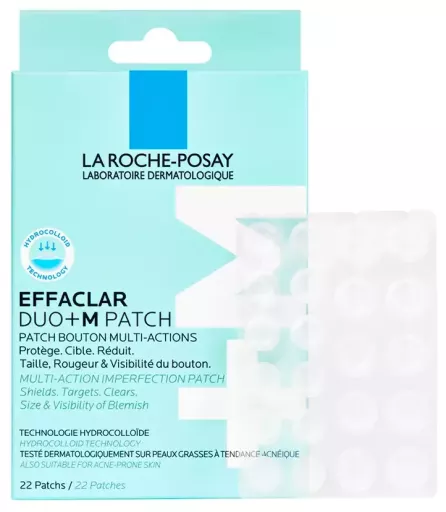 La Roche Posay Adesivos invis&iacute;veis antiacne Effaclar Duo+M, 22 unidades