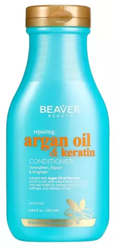Beaver Condicionador Reparador com &Oacute;leo de Argan e Queratina 350 ml