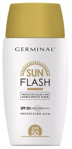 Protetor solar Sun Flash com efeito duplo de flash FPS 50, 1 unidade.