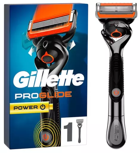Gillette M&aacute;quina de limpeza Fusion Proglide Power + 1 refil