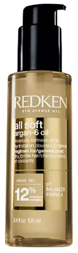 Redken &Oacute;leo de Argan All Soft - 6 unidades, 100 ml