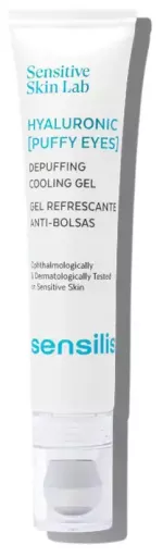 Sensilis Gel refrescante anti-incha&ccedil;o com &aacute;cido hialur&ocirc;nico [Olhos inchados] 15 ml