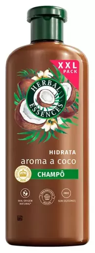 Herbal Essences Shampoo hidratante com aroma de coco 680 ml