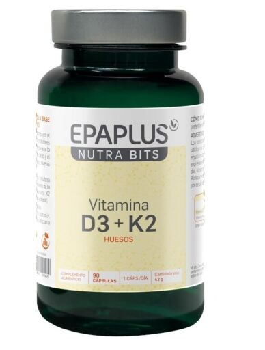 Epaplus Nutrabits Vitamina D3 + Vitamina K2 90 C&aacute;psulas