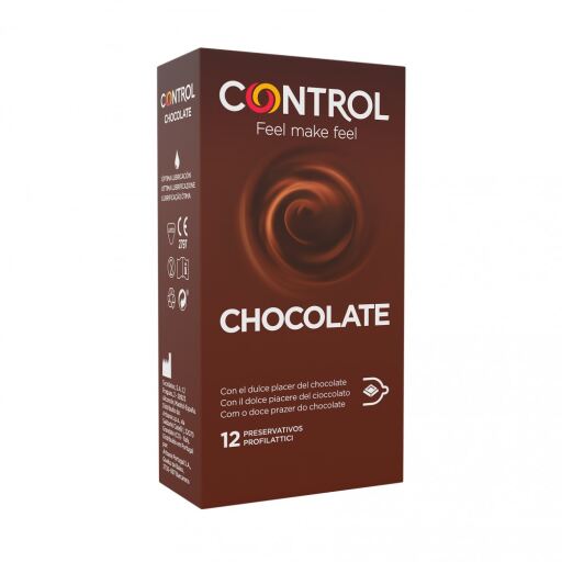 Control Camisinha de chocolate, 12 unidades