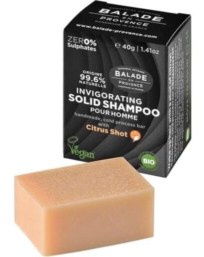 Balade en Provence Shampoo s&oacute;lido energizante para homens 40g