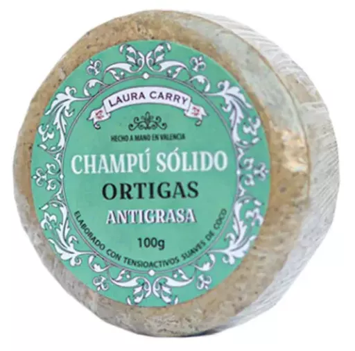 Laura Carry Shampoo Anti-Oleosidade de Urtiga com Cera de Abelha Pura 100g