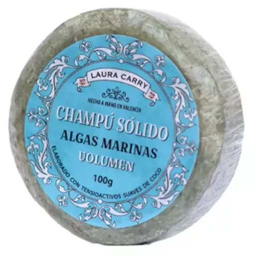 Shampoo volumizador de cera de abelha pura com algas marinhas 100g