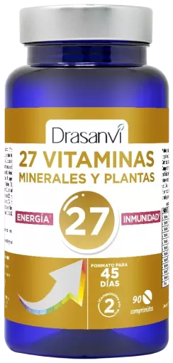 27 Vitaminas + Minerais Energia e Imunidade 90 C&aacute;psulas