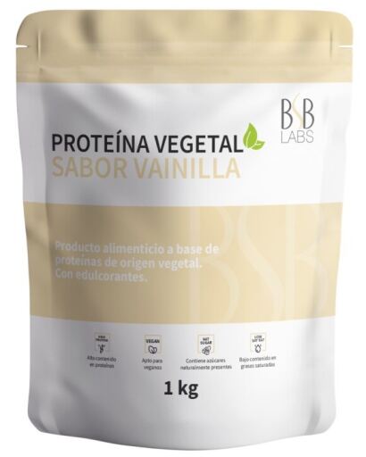 Prote&iacute;na Vegetal Sabor Baunilha 1 Kg