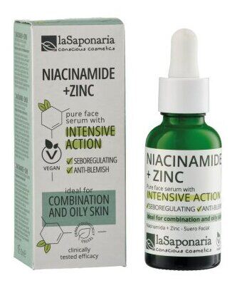 La Saponaria S&eacute;rum de Niacinamida + Zinco 30 ml