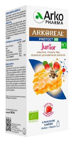 Arkopharma Arkoreal Maya Bee Protect Junior Gel&eacute;ia de Morango 150 ml