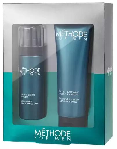 Jeanne Piaubert Conjunto de 2 pe&ccedil;as antirrugas M&eacute;thode For Men