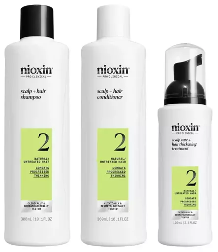 Nioxin Kit de Tratamento Capilar Natural System 2 - 3 Unidades