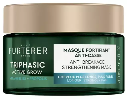 Ren&eacute; Furterer M&aacute;scara Triphasic Active Grow Fortalecedora Anti-Quebra 200 ml