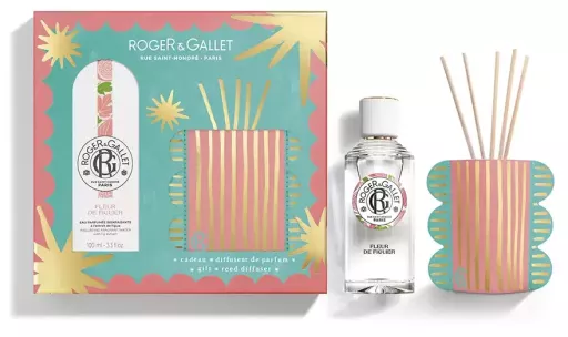 Roger & Gallet Conjunto de presente de bem-estar com &aacute;gua perfumada Fleur De Figuier (2 pe&ccedil;as)