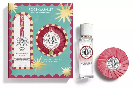 Roger & Gallet Conjunto de presente de 2 pe&ccedil;as Gingembre Rouge &Aacute;gua Perfumada para Bem-Estar