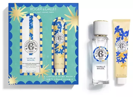 Roger & Gallet Conjunto de presente de bem-estar com &aacute;gua perfumada Vanille Soleil (2 pe&ccedil;as)