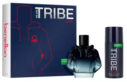 Benetton Conjunto de presente de 2 pe&ccedil;as We Are Tribe Intense Men