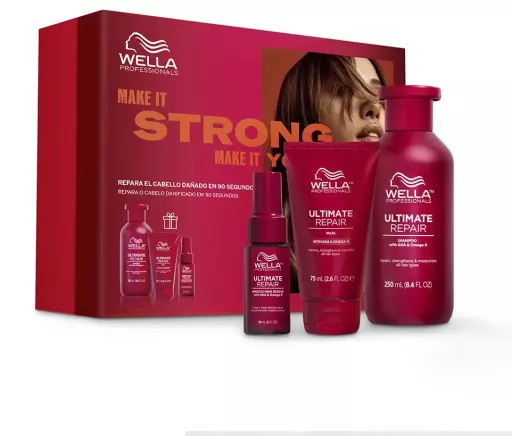 WELLA Professionals Kit Reparador Ultimate para Cabelos Danificados - 3 Pe&ccedil;as