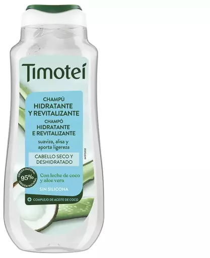 Timotei Shampoo hidratante e revitalizante com leite de coco e aloe vera 300 ml