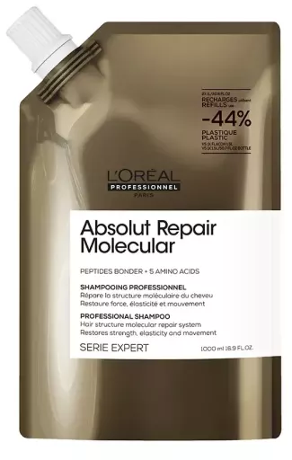 L'Or&eacute;al Professionnel Refil de Shampoo Profissional Molecular Absolut Repair 1000 ml