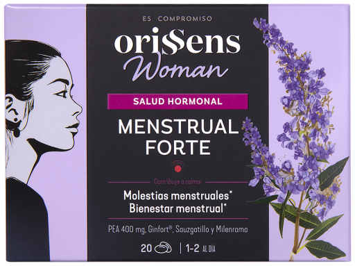 Orissens Woman Menstrual Forte 20 C&aacute;psulas
