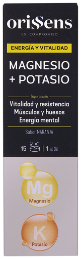 Orissens Magn&eacute;sio + Pot&aacute;ssio 15 Comprimidos