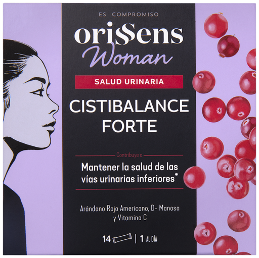 Orissens Cistibalance Forte para Mulheres, 15 Sach&ecirc;s