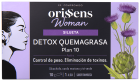 Queimador de gordura detox para mulheres, 10 sach&ecirc;s